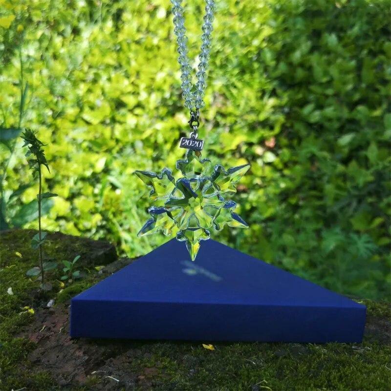 2024 Annual Edition Crystal Snowflake Christmas Ornament Pendant Star Ornaments!