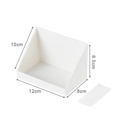 Storage Rack Wall Mounted Self Adhesive Shelf Bathroom Sundries Organizer Holder