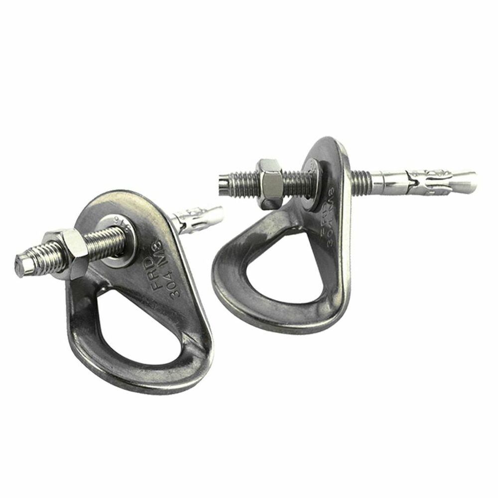 4pcs Anchor Bolt Hanger Nut Rock Climbing Tool 35KN Stainless Steel Outdoor Gear