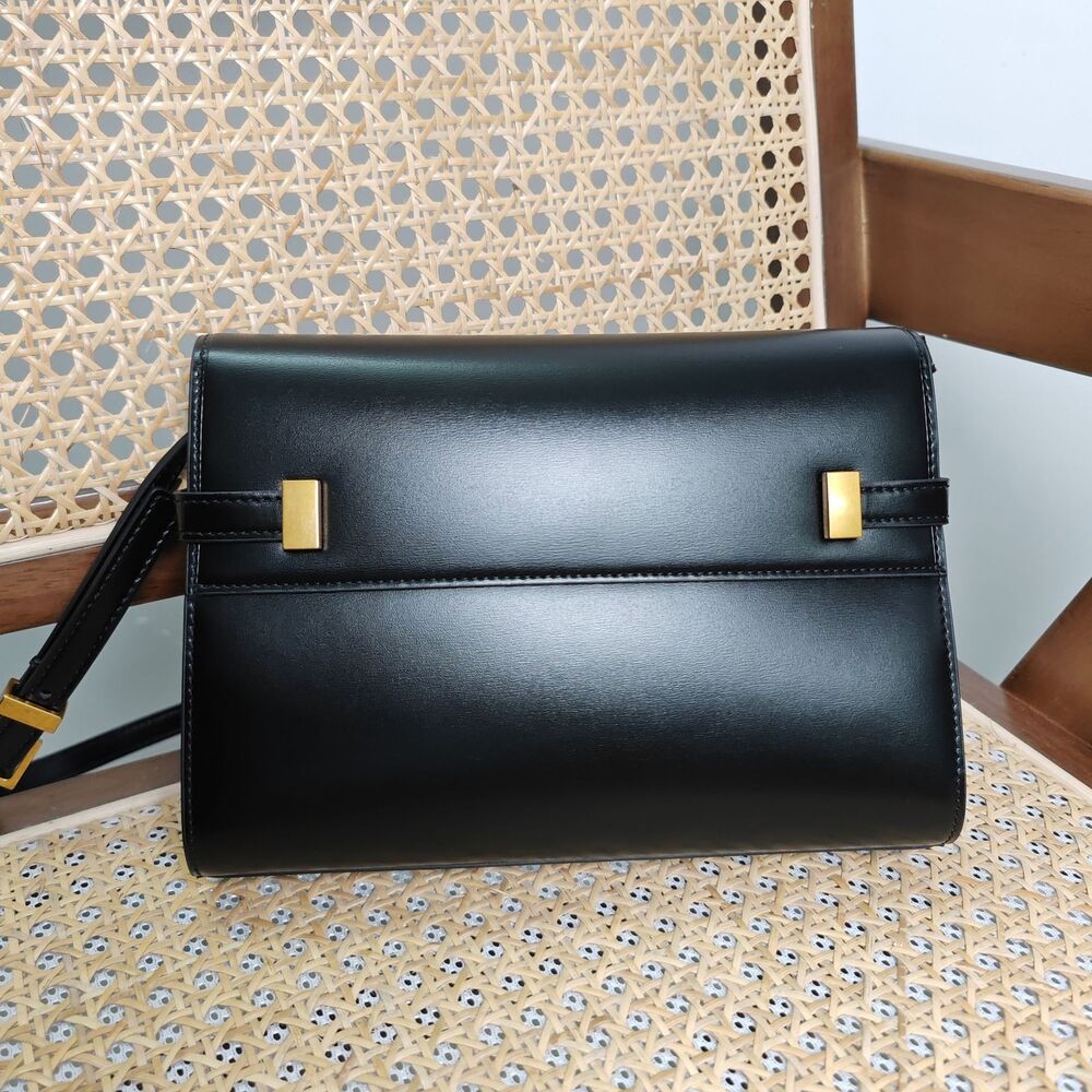 Real Leather Flap Small Purse Briefcase Handbag Shoulder Bag Clutch Fashion