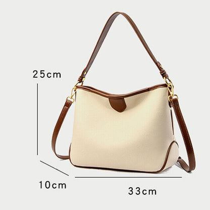 Soft Top PU Leather Women's Elegant Handbags Sling Shoulder Bags Crossbody Bag