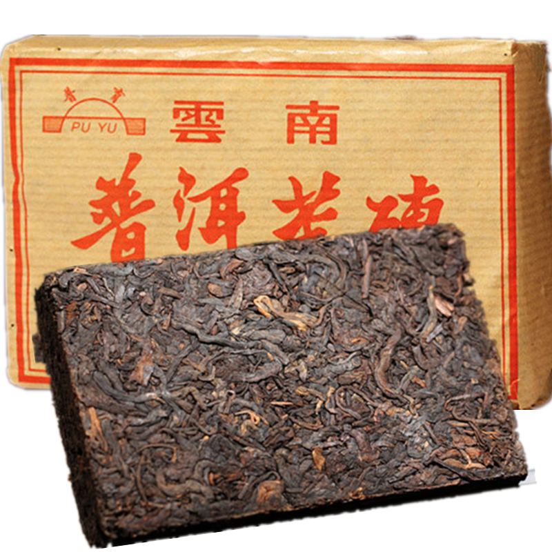 100g Older Puerh Tea Ancestor Antique Brick China Puer Tea Ripe Pu-erh Black Tea