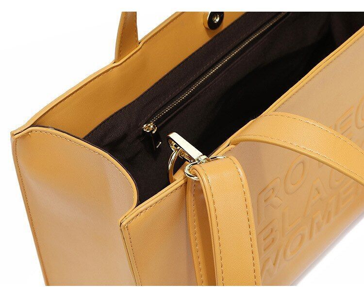 Black Tote Shoulder Bag Shopping Purses Shopper Handbag 37*27*13 CM/ 19*13*10 CM