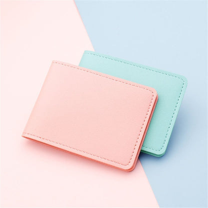 Card Holder Synthetic Leather Organizer Bag 10.8*7.7*1 CM Case White/Yellow/Red