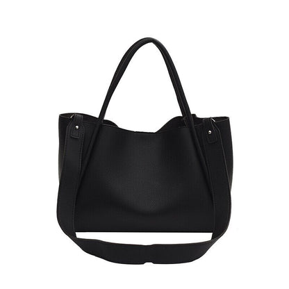 2piece/set Pu Leather Women's Handbags Ladies Tote Women Shoulder Crossbody Bag