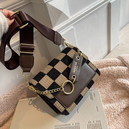 Mini Fabric Flap Crossbody Sling Bags Women Handbag Shoulder Bag Handbags