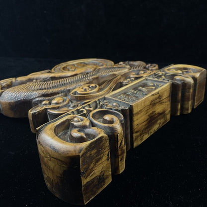 antique wood carved figures Wooden Statue Carvings Gifts home decor fu Ginseng