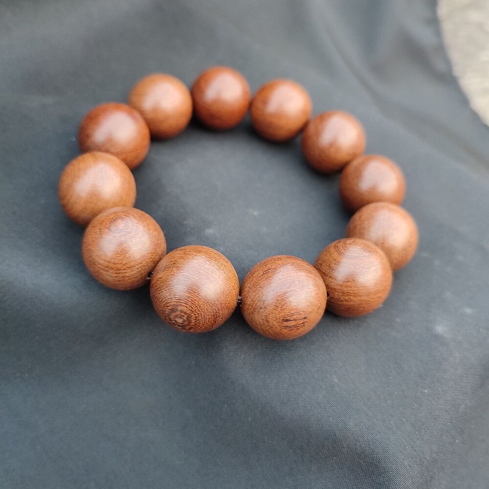 20mm Buddhist Prayer Mens Beaded Bracelets Wooden Gift Clothing Accessories Cool