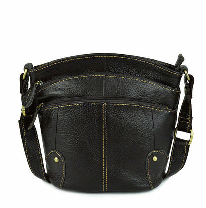 Cowhide Women Crossbody Bag Genuine Leather Small Messenger Bags Ladies Shoudler