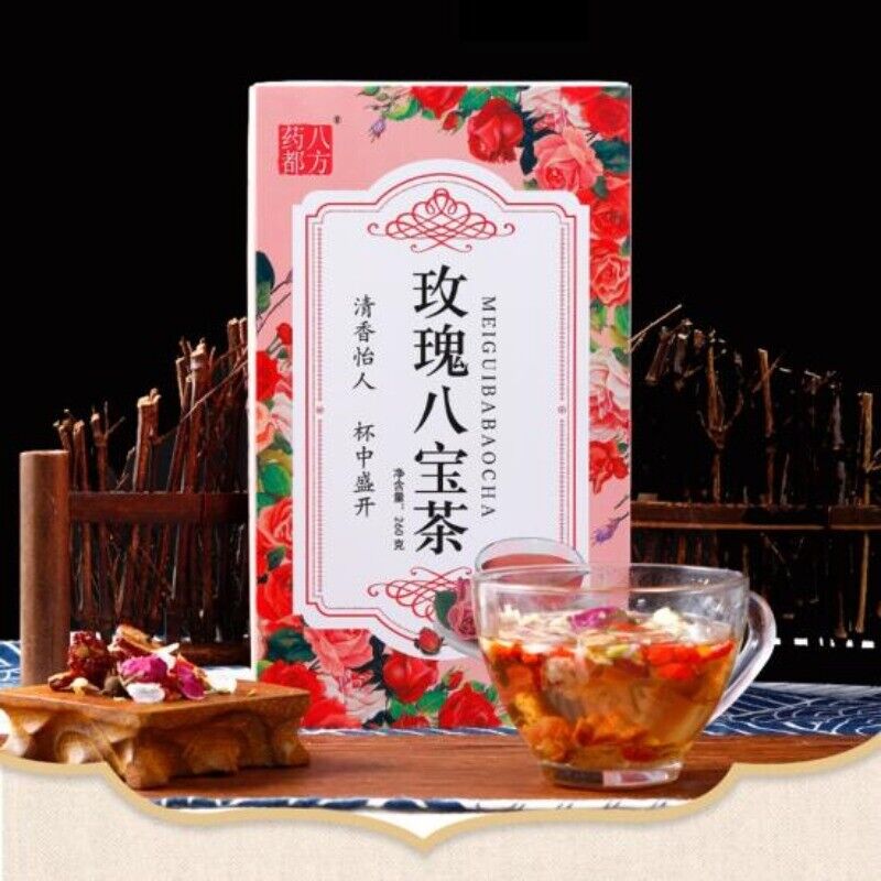20Pcs/Set Babao Tea China Healthy Aromatic Rose Jujube Herbal Tea