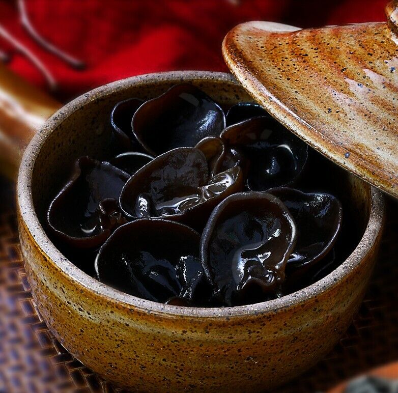 Dried Mushroom Black Fungus Wood Ear Black Jelly Mushroom Waxy ear