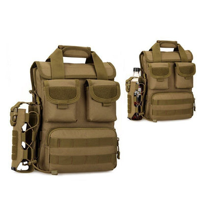 Tactical Nylon Water Bottle Pouch Canteen Cover Holster Hiking Kettle Bag