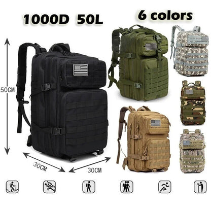 Tactical Hiking Backpacks Travel Bag Outdoor Rucksacks Camping Fishing Bags