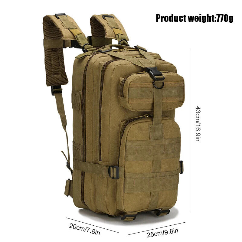 Tactical Backpack Camping Man Rucksacks Hunting Pack Sport Trekking Fishing Bag
