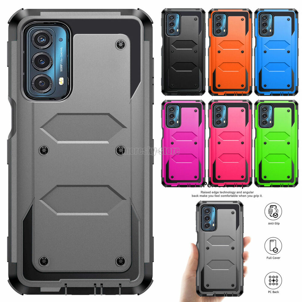 For Motorola Edge 5G UW / Edge (2021) Case Dual Layer Rugged Hybrid Phone Cover