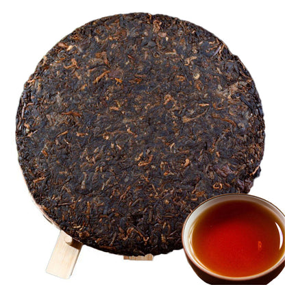 357g Pu-erh Tea Ripe Pu Erh Top Yunnan Menghai Cooked Black Tea Cake Lose Weight