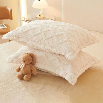 Soft Duvet Cover Plush King Size Winter Quilt Double Bed Bedding Set