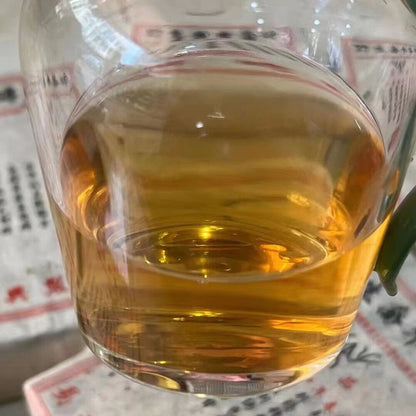 500g Yunnan Old Raw Pueh Tea Brick 2004 Yiwu Shishunxing Sheng Pu'er Brick Tea
