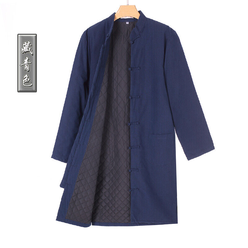 Chinese Traditional Tang Jacket Lonf Kung fu Tai chi Uniform Martial Coat Thick