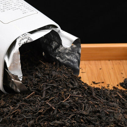 Zhongcha Liupao Dark Chinese Tea 2019 Dark Tea Loose Leaf 8003 Areca Aroma 250g