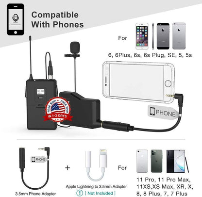 Microfonos Profesionales Inalambricos Professional Recargables Diadema Estudio