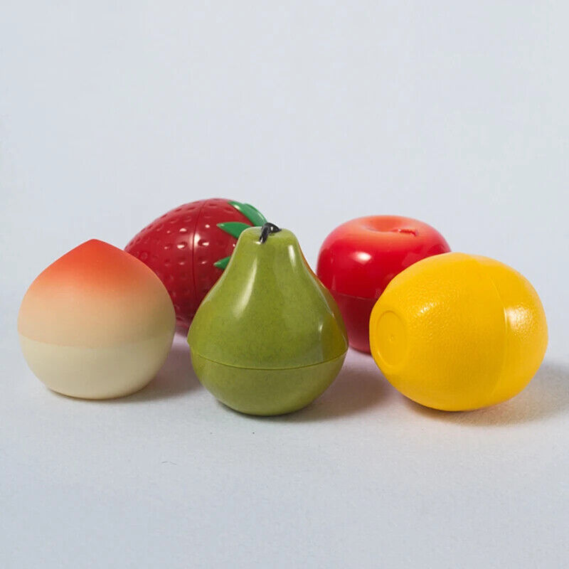 Empty Plastic Bottle 30ml Fruits Shape Reusable Jar Sample Face Cream Containers