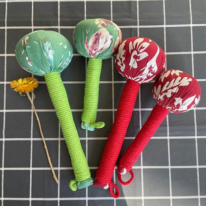 Wormwood Herb Filling Hand-made Massage Hammer Moxa Therapy Handcrafted Soft