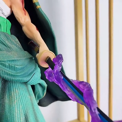 Anime One Piece Gk Bath Blood Roronoa Zoro PVC Action Figure Statue Toy 35cm