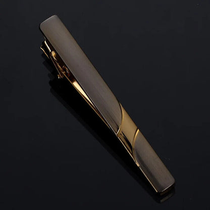 Men Business Necktie Clips 5.5cm Metal Ties Classic Simple Fashion Clasp Jewelry
