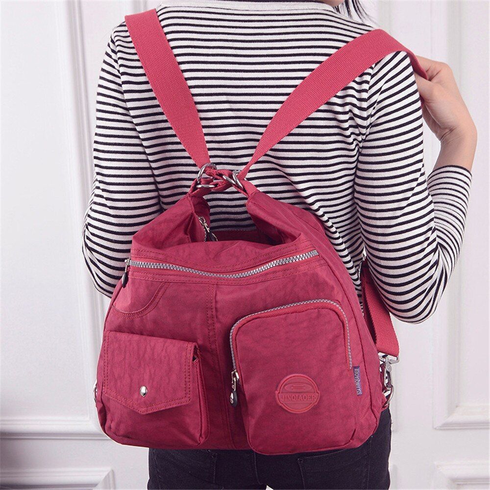 Multifunctional Shoulder Bag Nylon Crossbody Bag Luxury Travel Bag Polyester 1PC