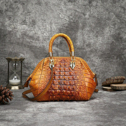 Retro Small Bag Genuine Leather Shoulder Crossbody Bag Handbag Purses Shell 1 PC