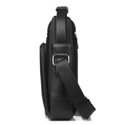 Men's Business Leather Shoulder/Messenger Bag 8" Handbag bag Outdoor Sport Bag