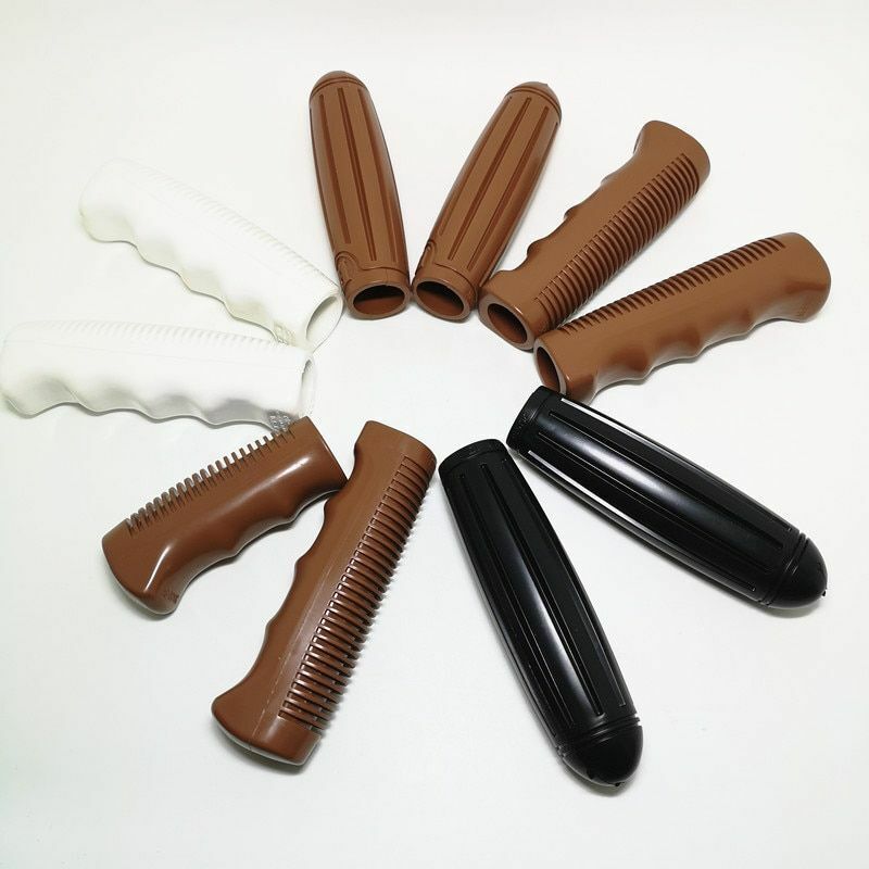 Retro Vintage Bike Grips 11-12cm Rubber Comfortable Non-Slip Bicycle Handlebars