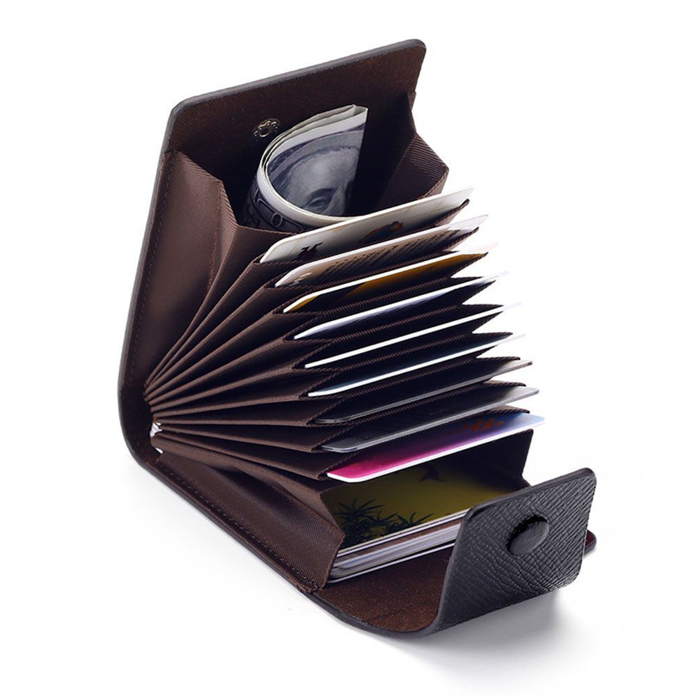 Synthetic Leather Wallet Credit Card Holder Card Case Pocket Organizer Coin Bags