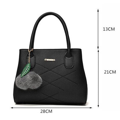 Women's Ladies PU Leather Handbag Shoulder Bag Purse Tote Messenger Satchel Bag