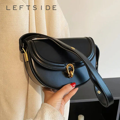 Saddle Crossbody Bags Women PU Leather Small Shoulder Handbags and Purses Bag