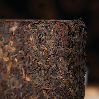 Haiwan Jiajia Shu Puer Tea Old Comrade Ripe Puer Tea Brick 250g
