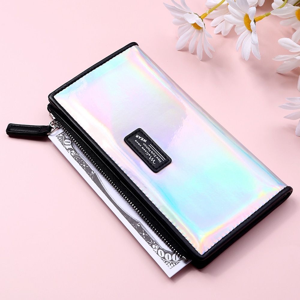Women Wallet Fashion Long Zipper Coin Purse Money Bag Credit Card Holder Clutch