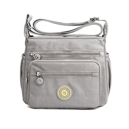 Handbag Nylon Single Shoulder Shell Bags Crossbody Travel Shopper Purse Purple