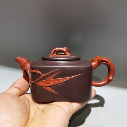 collect vintage chinese yixing purple clay teapot zisha ceramics exquisite art