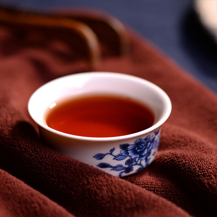 357g Ripe Puer Tea Material Glutinous Rice Fragrant Pu-erh Tea Cake Weight lose