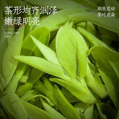 150G * 2 Cans Longjing Tea Mingqian New Tea Bud Authentic Longjing Bean Flavor