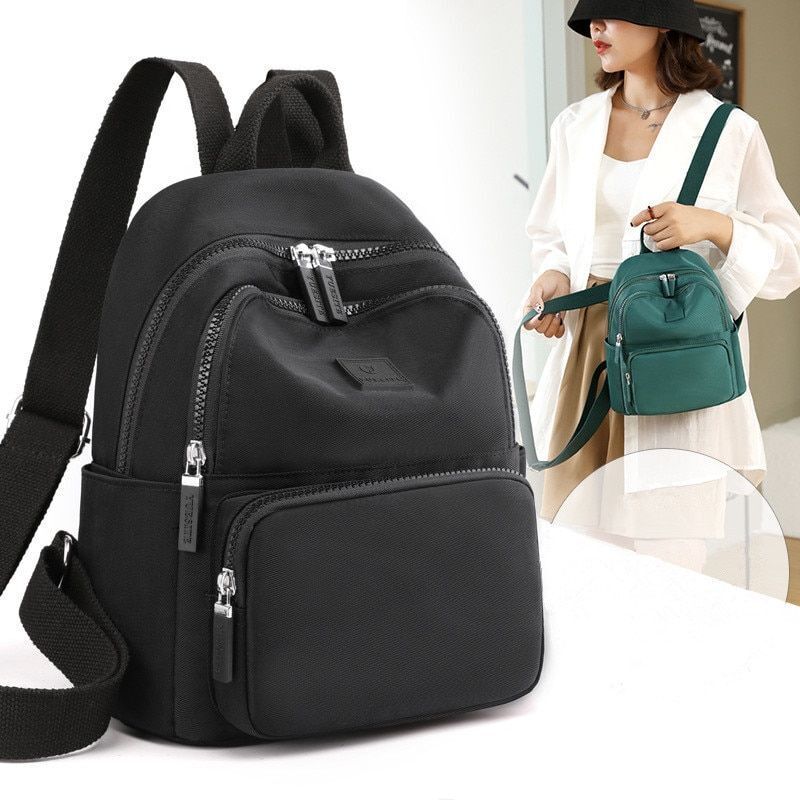 Waterproof Leisure Backpack College Wind Small Backpack Multifunction Travel Bag