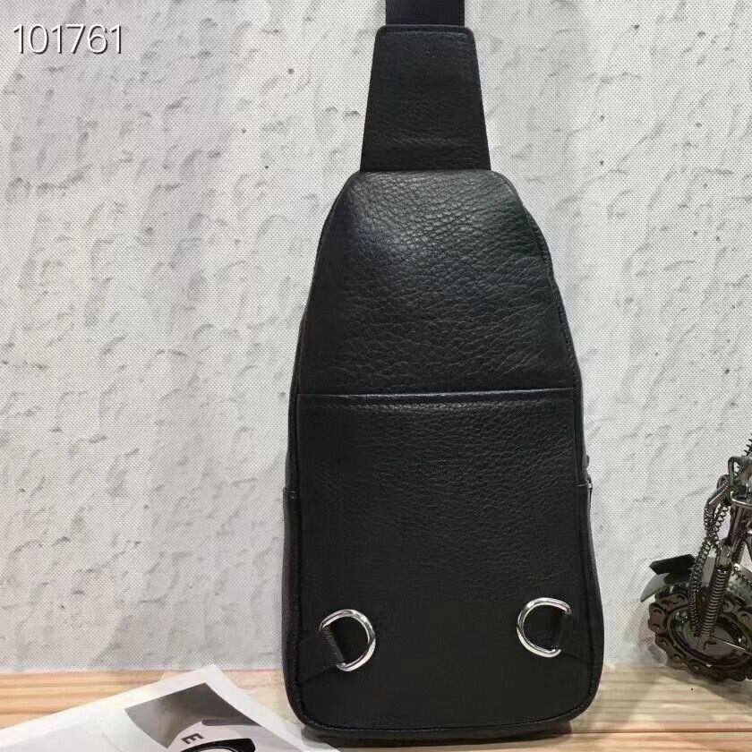 Sling Backpack Men's Genuine Leather Crossbody Chest Bag Sling Shoulder Bag