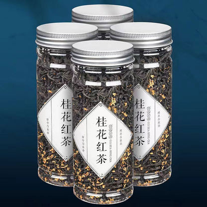 70g Natural Sweet-scented Osmanthus Black Tea Chinese Dried Osmanthus Flower Tea