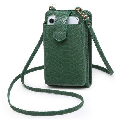 New Crossbody Bag Leather Strap Purse Clutch Bags Phone Bag Mutifunction Wallet