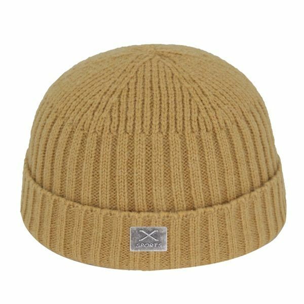 Beanie Hat Short Skullcap Men's Winter Women's Caps Knitted Unisex Casual Solid