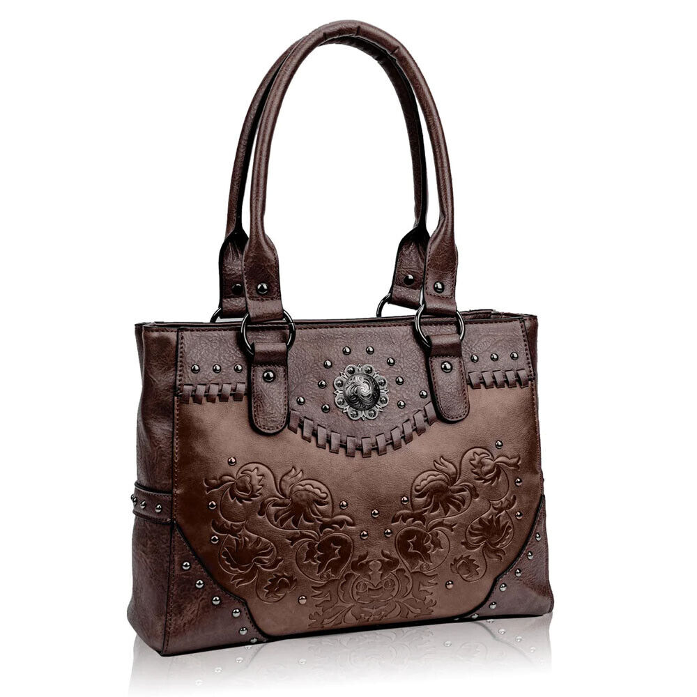 Women Tote Bags Concealed Carry Purse Ladies Top Handle Shoulder Handbag Wallet