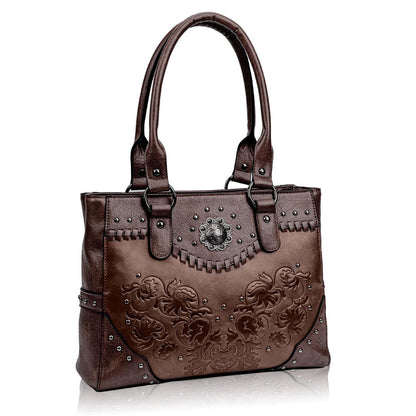 Women Tote Bags Concealed Carry Purse Ladies Top Handle Shoulder Handbag Wallet