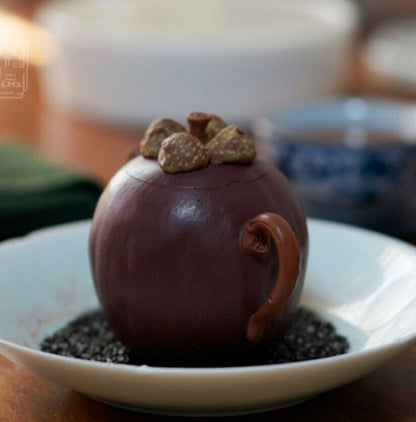 140cc chinese Yixing Handmade Zisha Duan clay Teapot Mangosteen GongFu Tea Pot